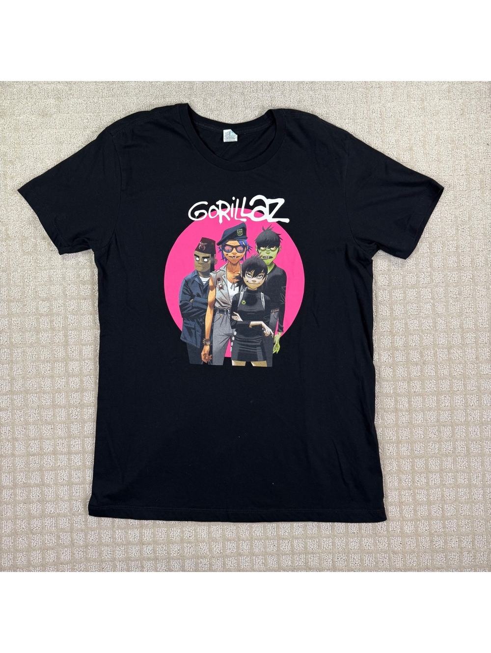 Black Gorillaz graphic T-shirt M
